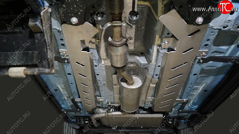 10 999 р. Защита топливной магистрали ТСС Тюнинг Kaiyi X3 Pro (2023-2025) (алюминий 4 мм)  с доставкой в г. Вологда