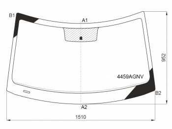 Стекло лобовое KIA SOUL 19- FUYAO 4459AGNV
