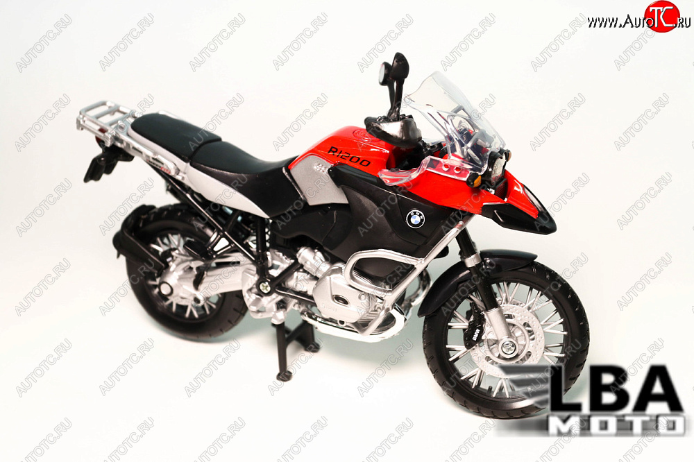 1 599 р. Модель мотоцикла BMW R1200GS Красно-Черного цвета масштаб 112  пм-00002215  с доставкой в г. Вологда