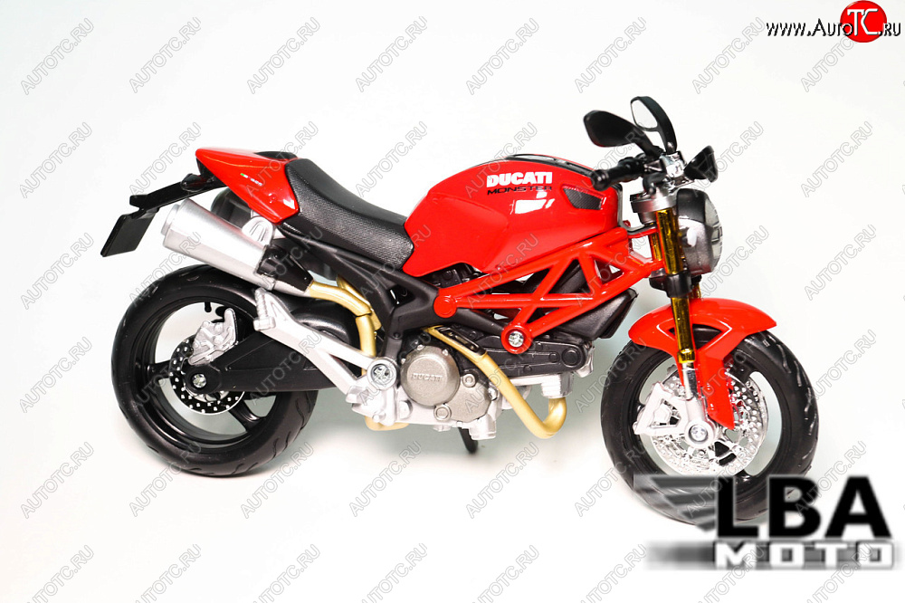 1 599 р. Модель мотоцикла Ducati Monster 696 Красного цвета масштаб 112  пм-00002224  с доставкой в г. Вологда