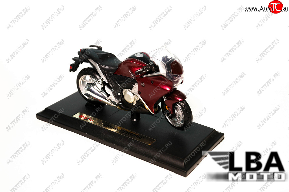1 299 р. Модель мотоцикла Honda VFR1200F Бордового цвета масштаб 1 18  пм-00002236  с доставкой в г. Вологда