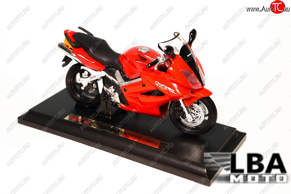 1 299 р. Модель мотоцикла Honda VFR800 Красного цвета масштаб 1 18  пм-00002243  с доставкой в г. Вологда