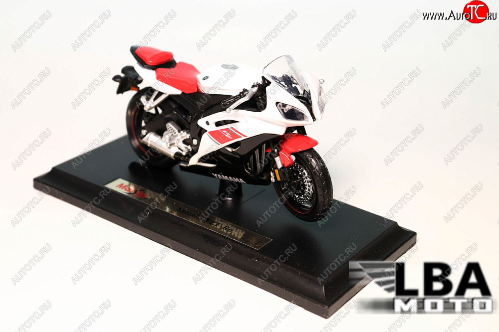 1 299 р. Модель мотоцикла Yamaha YZF-R6 Бело-Красного цвета масштаб 118  пм-00002246  с доставкой в г. Вологда