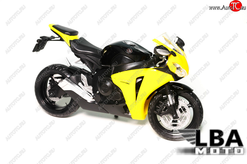 1 599 р. Модель мотоцикла Honda CBR1000RR 08-11 Желто-Черный масштаб 1 12  пм-00000846  с доставкой в г. Вологда