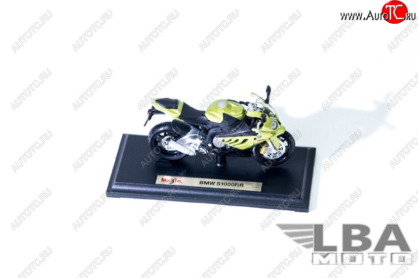1 299 р. Модель мотоцикла BMW S1000RR Зеленого цвета масштаб 118  пм-00002480  с доставкой в г. Вологда