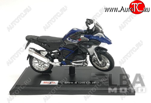 1 599 р. Модель мотоцикла BMW R1200GS Сине-Черного цвета масштаб 118  пм-00016573  с доставкой в г. Вологда