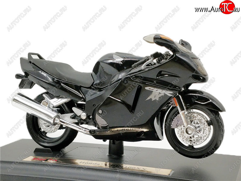 1 299 р. Модель мотоцикла Honda CBR1100xx Черного цвета масштаб 1 18  пм-00018356  с доставкой в г. Вологда