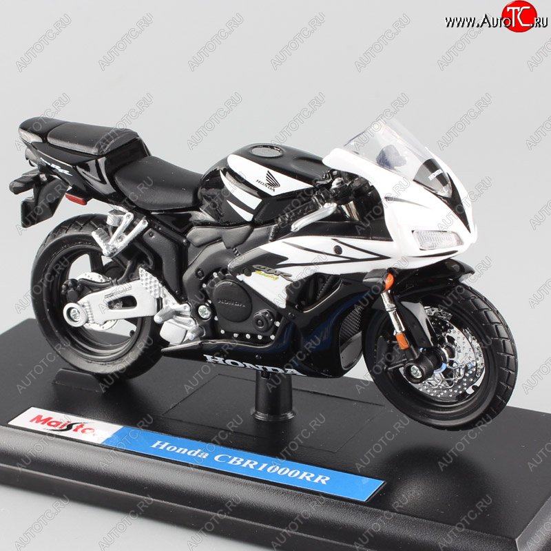 1 299 р. Модель мотоцикла Honda CBR1000RR 06-07 Черно-Белый цвет масштаб 118  пм-00018357  с доставкой в г. Вологда