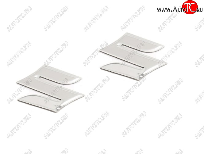 579 р. Наклейка на бак Логотип Suzuki 3D  пм-00017001  с доставкой в г. Вологда