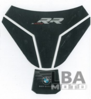 1 329 р. Наклейка на бак для мотоцикла BMW S1000RR Черная Широкая  пм-00017085  с доставкой в г. Вологда. Увеличить фотографию 2