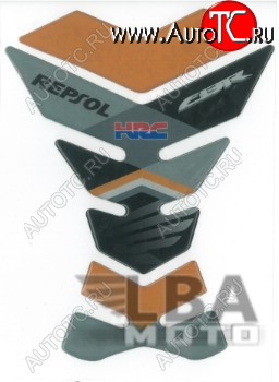 1 279 р. Наклейка на бак для мотоцикла Honda CBR HRC Repsol  пм-00017092  с доставкой в г. Вологда