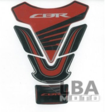 1 329 р. Наклейка на бак для мотоцикла Honda CBR 2 Красно-Черная  пм-00017122  с доставкой в г. Вологда. Увеличить фотографию 2