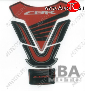 1 329 р. Наклейка на бак для мотоцикла Honda CBR 2 Красно-Черная  пм-00017122  с доставкой в г. Вологда