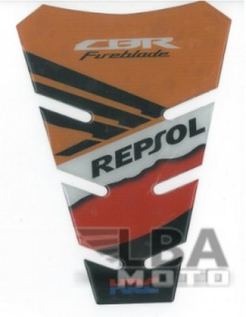 1 329 р. Наклейка на бак для мотоцикла Honda CBR1000RR Fireblade Repsol  пм-00017128  с доставкой в г. Вологда. Увеличить фотографию 2