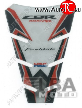 1 329 р. Наклейка на бак для мотоцикла Honda CBR1000RR Бело-Черно-Красный  пм-00017130  с доставкой в г. Вологда