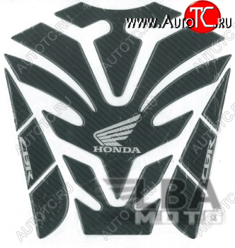 1 279 р. Наклейка на бак для мотоцикла Honda CBR Карбон Черная 2  пм-00017135  с доставкой в г. Вологда