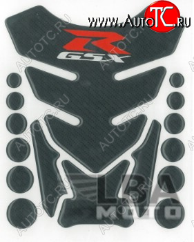 1 329 р. Наклейка на бак для мотоцикла Suzuki GSX-R Под Карбон 5  пм-00017138  с доставкой в г. Вологда