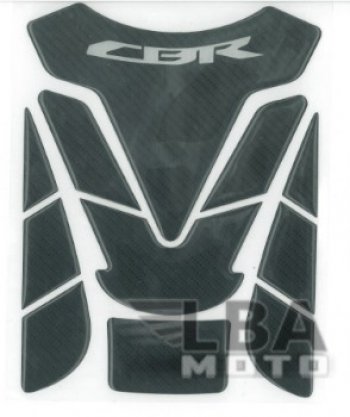 1 279 р. Наклейка на бак для мотоцикла Honda CBR Карбон Черная 1  пм-00017141  с доставкой в г. Вологда. Увеличить фотографию 2