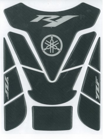 1 279 р. Наклейка на бак для мотоцикла Yamaha YZF-R1 Под Карбон 1  пм-00017145  с доставкой в г. Вологда. Увеличить фотографию 2