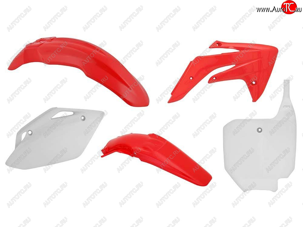 12 749 р. Комплект пластика R-Tech Honda CRF150 07-22 (R-KITCRF-OEM-510) Красно-Белый  r-kitcrf-oem-510  с доставкой в г. Вологда