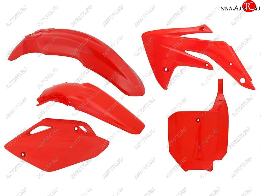12 749 р. Комплект пластика R-Tech Honda CRF150 07-22 (R-KITCRF-RS0-510) Красный  r-kitcrf-rs0-510  с доставкой в г. Вологда