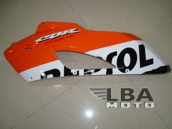 3 099 р. Левый верхний боковой пластик для Honda CBR 1000 RR 04-05 Без цвета  пм-00000384  с доставкой в г. Вологда. Увеличить фотографию 2