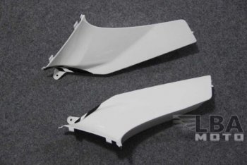 2 359 р. Накладка на левый воздуховод для Honda CBR 600RR 05-06 Без цвета  пм-00002758  с доставкой в г. Вологда. Увеличить фотографию 2