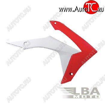 6 059 р. Обтекатели радиатора R-Tech Honda CRF250R 14-17, CRF450R 13-16 (R-CVCRFRSBN13) красныебелые  r-cvcrfrsbn13  с доставкой в г. Вологда