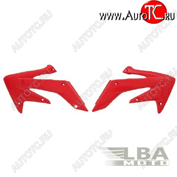 5 899 р. Обтекатели радиатора R-Tech Honda CRF250R 04-09, CRF250X 04-17 (R-CVCRFRS0004) красные  r-cvcrfrs0004  с доставкой в г. Вологда