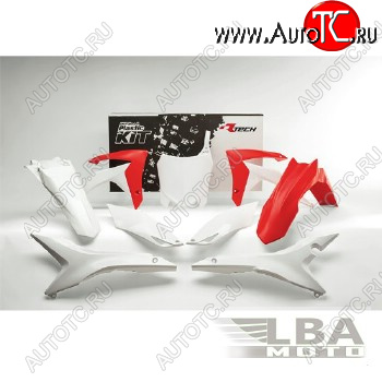 14 999 р. Комплект пластика R-Tech Honda CRF250R 14-17, CRF450R 13-16 (R-KITCRF-OEM-517) красный-белый  r-kitcrf-oem-517  с доставкой в г. Вологда