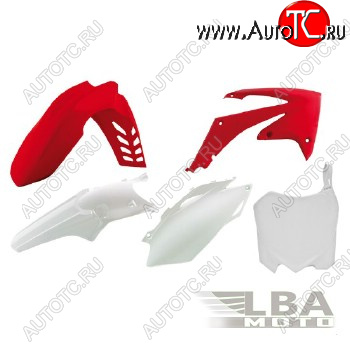 12 749 р. Комплект пластика R-Tech Honda CRF250R 10, CRF450R 09-10 (R-KITCRF-OEM-513 ) красный-белый  r-kitcrf-oem-513  с доставкой в г. Вологда