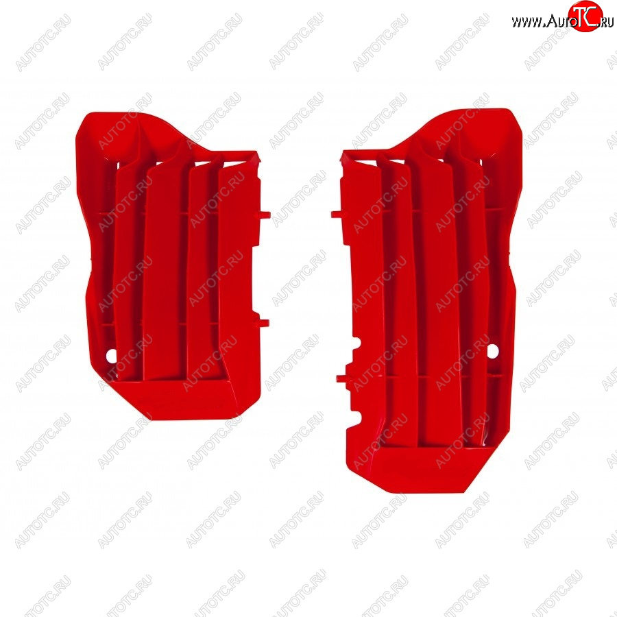 4 559 р. Решетки радиатора усиленные R-Tech Honda CRF450RRX 17-18 красные  (R-GRCRFRS0017)  r-grcrfrs0017  с доставкой в г. Вологда