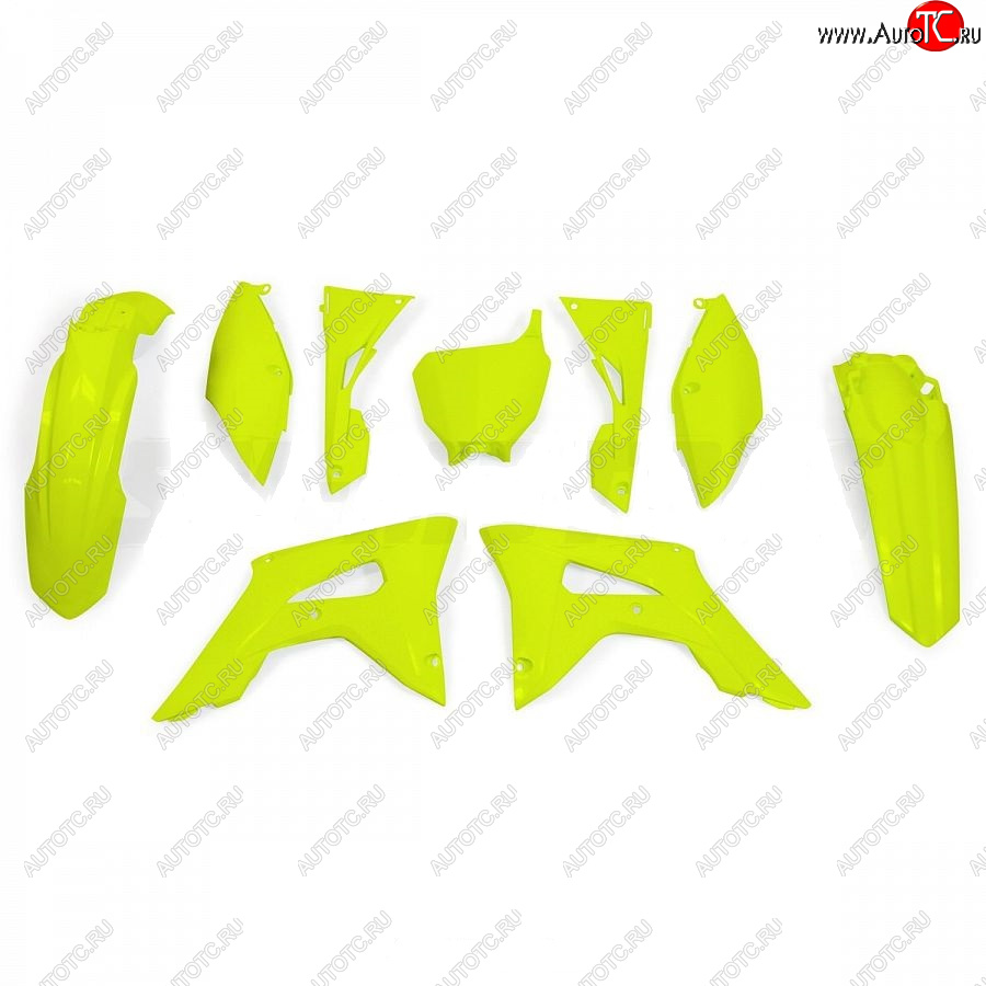 14 999 р. Комплект пластика R-Tech Honda CRF250R 2018, CRF450R 17-18 (R-KITCRF-GF0-599) неоновый желтый  r-kitcrf-gf0-599  с доставкой в г. Вологда