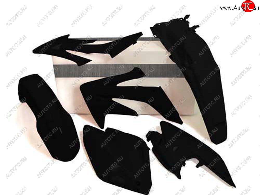 11 799 р. Комплект пластика R-Tech Honda CRF250X 04-19 (R-KITCRX-NR0-412) Черный  r-kitcrx-nr0-412  с доставкой в г. Вологда