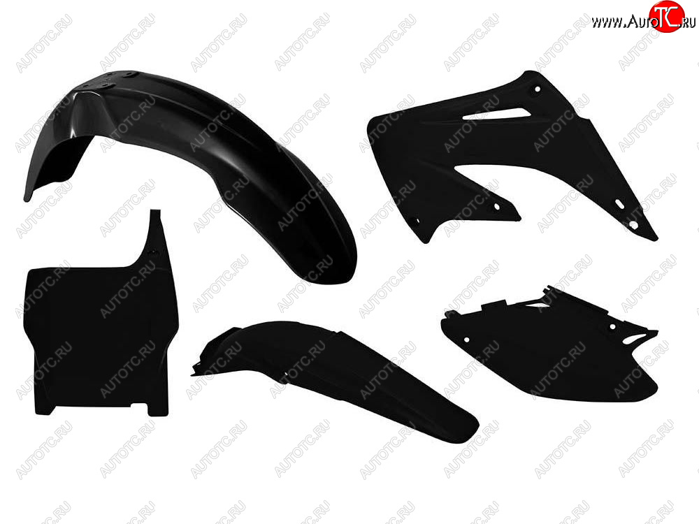 12 749 р. Комплект пластика R-Tech Honda CR125250 2004-2007 (R-KITCR0-NR0-503) Черный  r-kitcr0-nr0-503  с доставкой в г. Вологда
