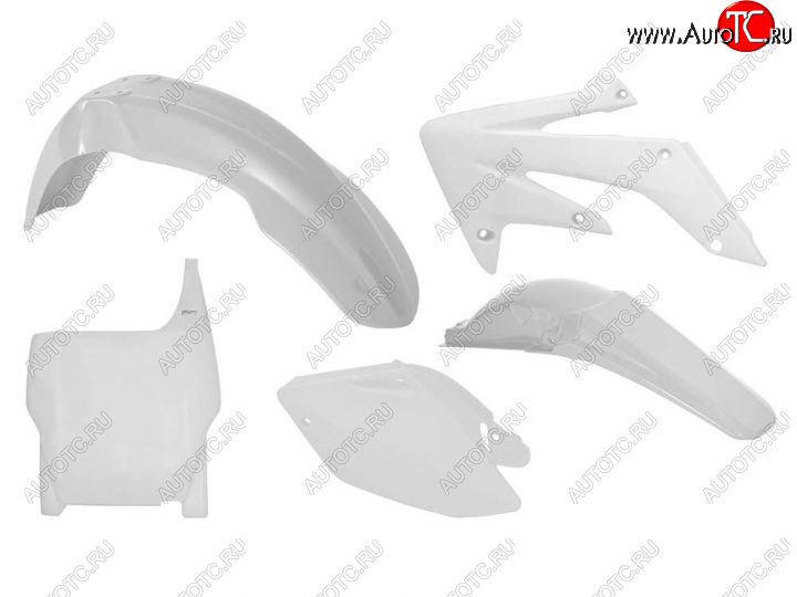 12 749 р. Комплект пластика R-Tech Honda CRF250R 04-05 (R-KITCRF-BN0-507) Белый  r-kitcrf-bn0-507  с доставкой в г. Вологда
