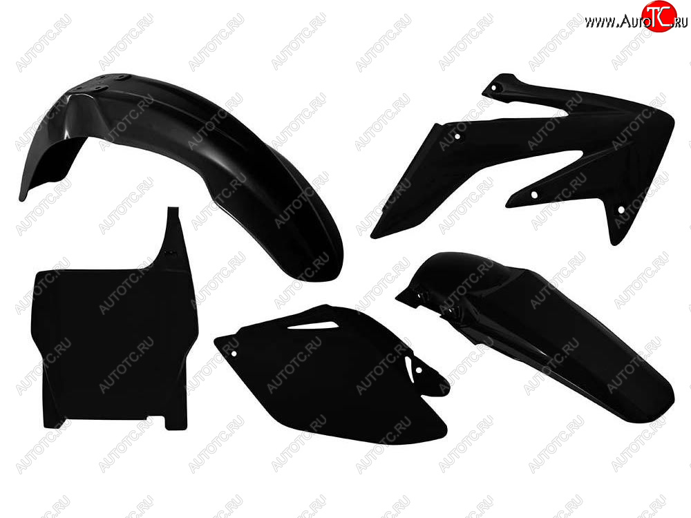 12 749 р. Комплект пластика R-Tech Honda CRF250R 06-07 (R-KITCRF-NR0-508) Черный  r-kitcrf-nr0-508  с доставкой в г. Вологда