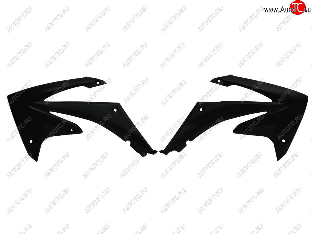5 899 р. Обтекатели радиатора R-Tech Honda CRF250R 10-13, CRF450R 09-12 (R-CVCRFNR0009) Черный  r-cvcrfnr0009  с доставкой в г. Вологда