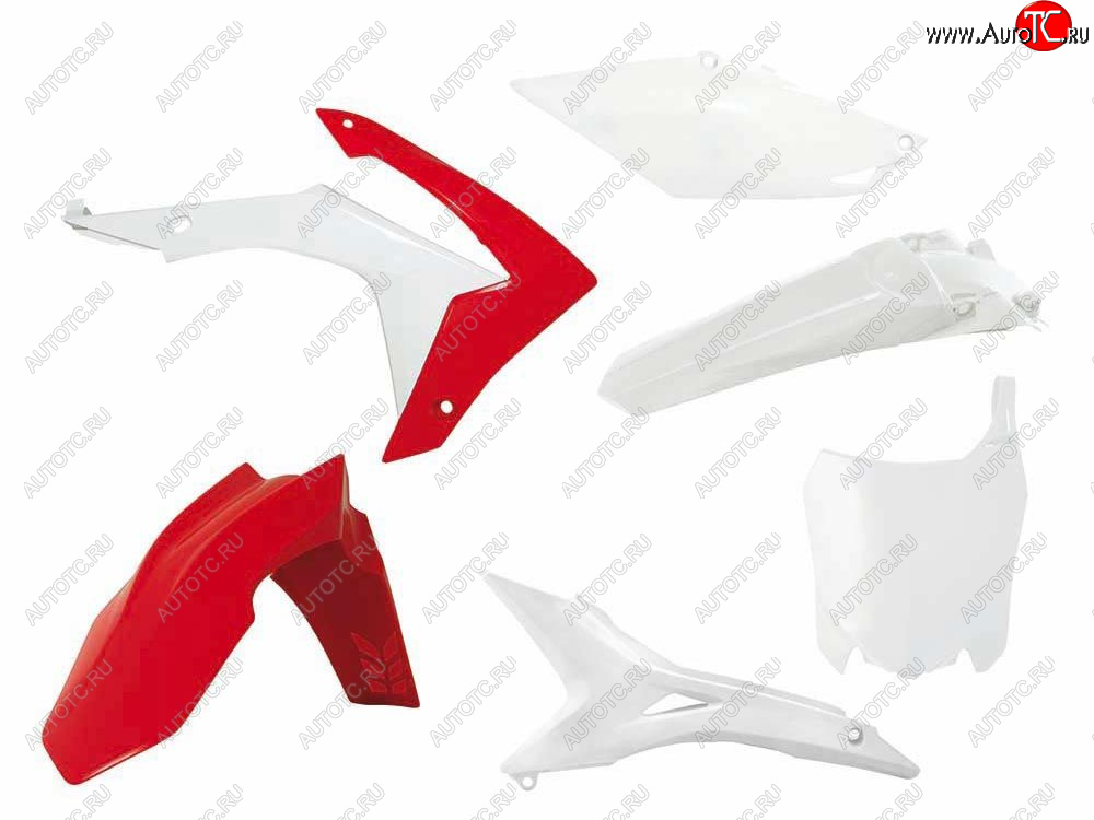 14 999 р. Комплект пластика R-Tech Honda CRF250R 14-17, CRF450R 13-16 (R-KITCRF-OEM-518) Бело-Красный  r-kitcrf-oem-518  с доставкой в г. Вологда