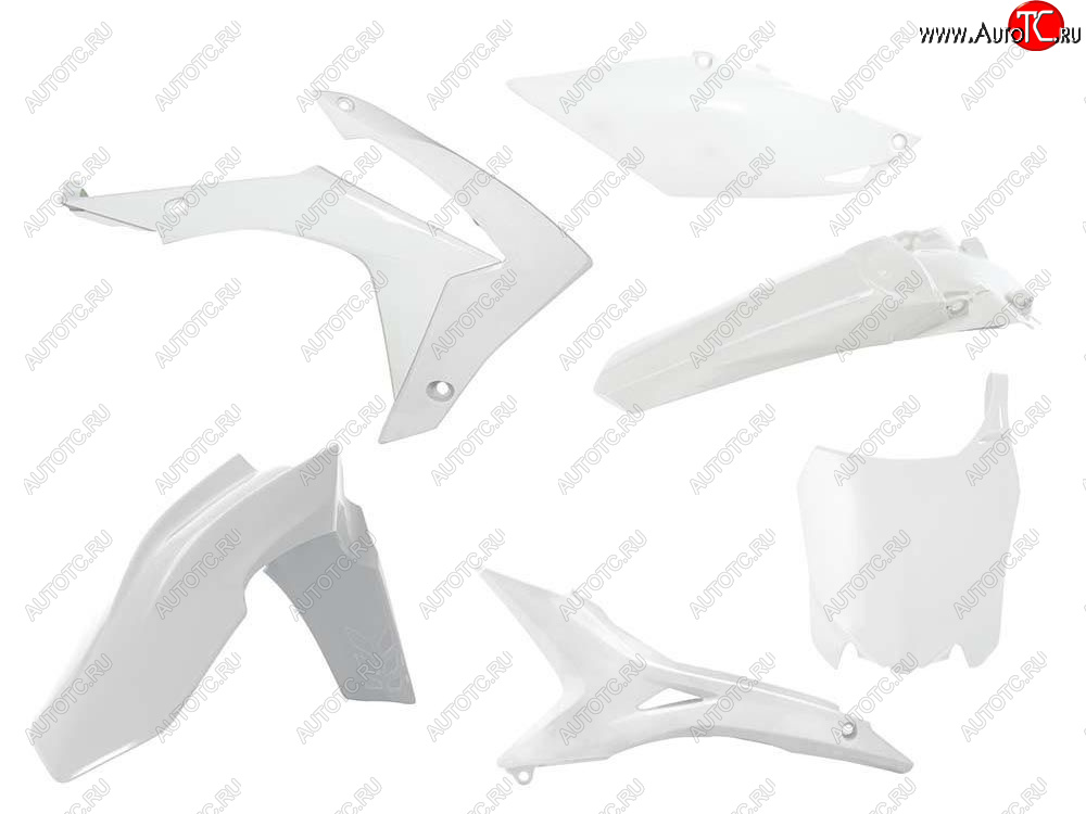 14 999 р. Комплект пластика R-Tech Honda CRF250R 14-17, CRF450R 13-16 (R-KITCRF-BN0-518) Белый  r-kitcrf-bn0-518  с доставкой в г. Вологда