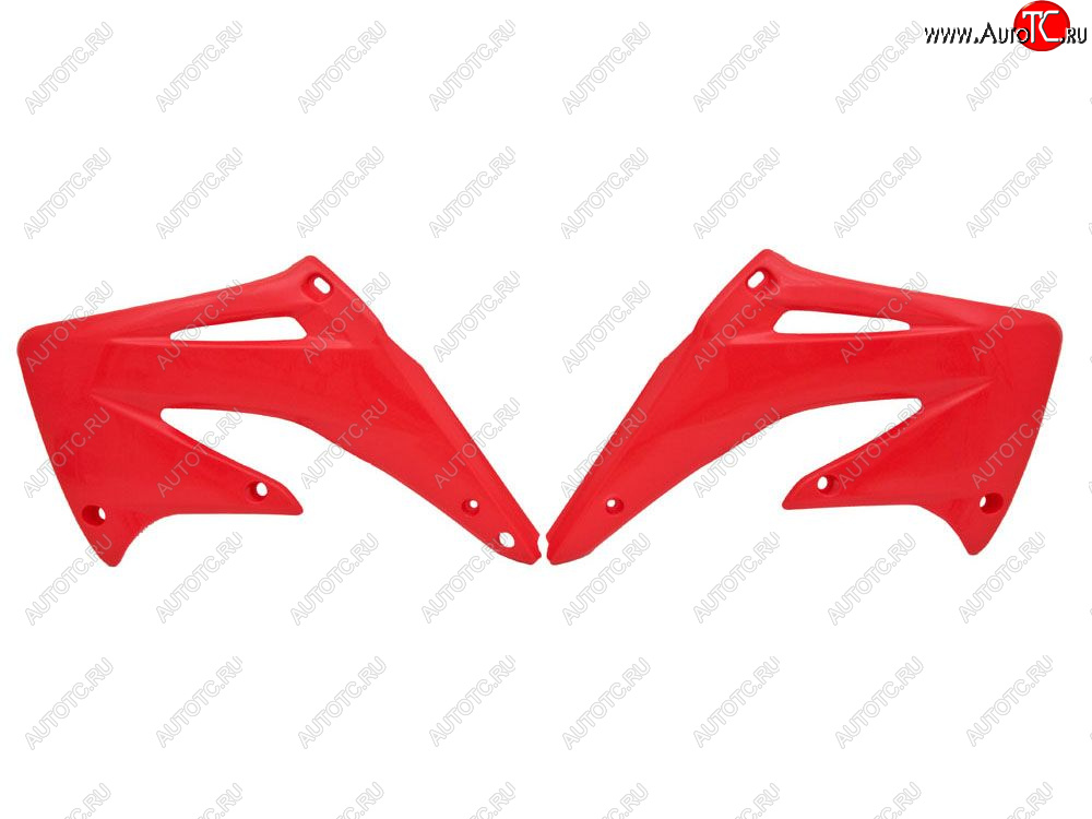 5 899 р. Боковины радиатора R-Tech Honda CRF450R 02-04 (R-CVCRFRS0203) красный  r-cvcrfrs0203  с доставкой в г. Вологда