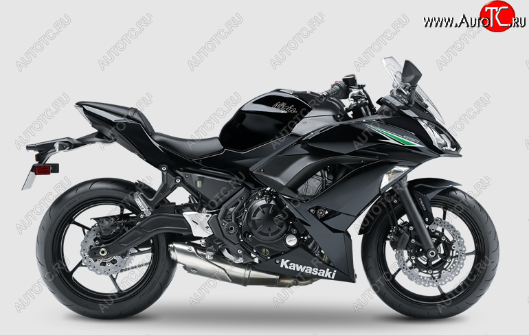 27 499 р. Комплект пластика для мотоцикла Kawasaki ER-6F 21-23 Черный  пм-00028816  с доставкой в г. Вологда