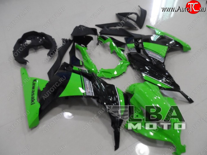 4 599 р. Левый верхний боковой пластик для Kawasaki Ninja 300R 13-15 Без цвета  пм-00003413  с доставкой в г. Вологда