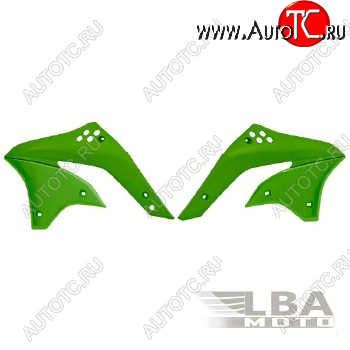7 399 р. Обтекатели радиатора R-Tech Kawasaki KX450F 06-08 (R-CVKXFVE0046) зеленые  r-cvkxfve0046  с доставкой в г. Вологда