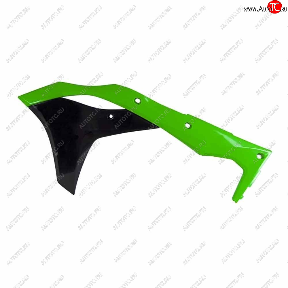7 399 р. Обтекатели радиатора R-Tech Kawasaki KX250F 17-20 (R-CVKXFVFNR17) зеленыечерные Неон  r-cvkxfvfnr17  с доставкой в г. Вологда