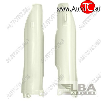 4 089 р. Защита вилки (пара) R-Tech Kawasaki KX125250 07-08, KX250F450F 06-08 (R-PSKXFNT0006) белые  r-pskxfnt0006  с доставкой в г. Вологда
