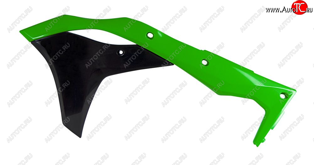 7 399 р. Обтекатели радиатора R-Tech Kawasaki KX250F 17-20 (R-CVKXFVENR17) зеленыечерные  r-cvkxfvenr17  с доставкой в г. Вологда