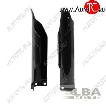 3 179 р. Защита вилки (пара) R-Tech Kawasaki KX85 14-17, KX100 14-17 (R-PSKX0NR0014) черные  r-pskx0nr0014  с доставкой в г. Вологда