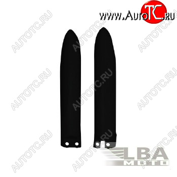 3 199 р. Защита вилки (пара) R-Tech Kawasaki KX85 01-13, KX100 04-13 (R-PSKX0NR0085) черные  r-pskx0nr0085  с доставкой в г. Вологда
