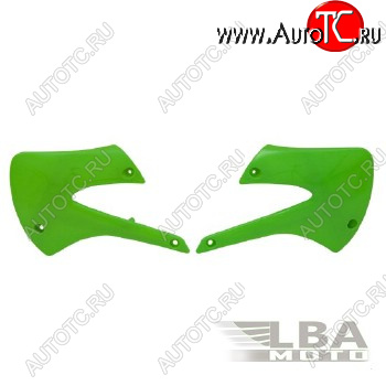 5 649 р. Обтекатели радиатора R-Tech Kawasaki KX85 98-13, KX100 04-13 (R-CVKX0VE0085) зеленые  r-cvkx0ve0085  с доставкой в г. Вологда